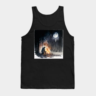 The lonely night in the forest Tank Top